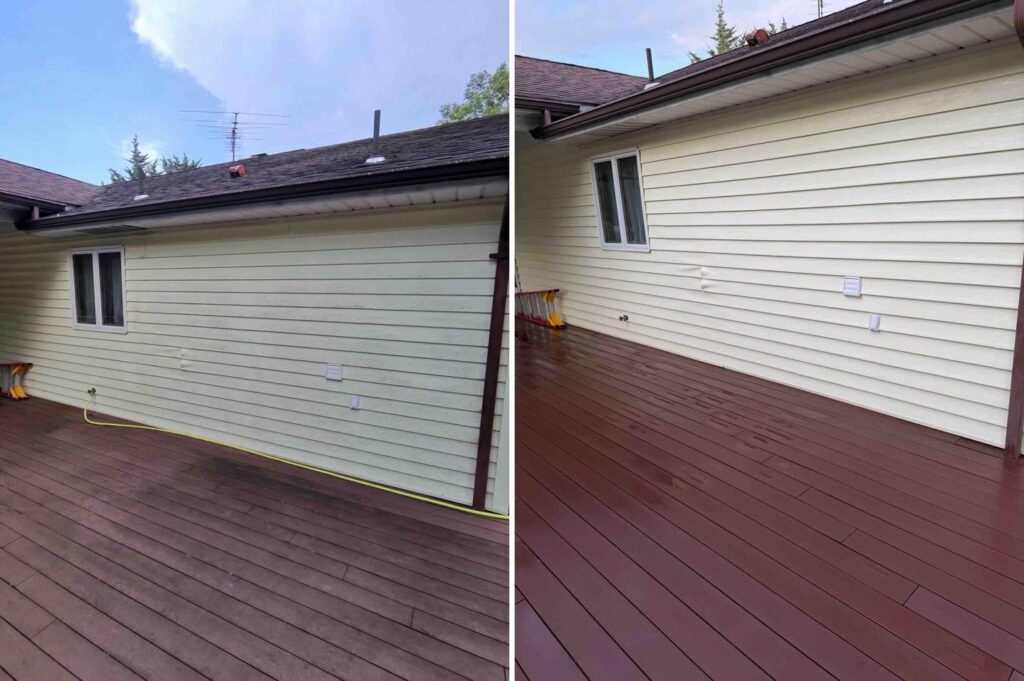 What a professional deck wash actually involves, Blue Ridge Pressure Wash